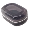 1pc Soap Box With Lid Travel Reusable Dish Holder Container Soap Case Bathroom Accessories PP Double Layer Drainage Net Handle 2