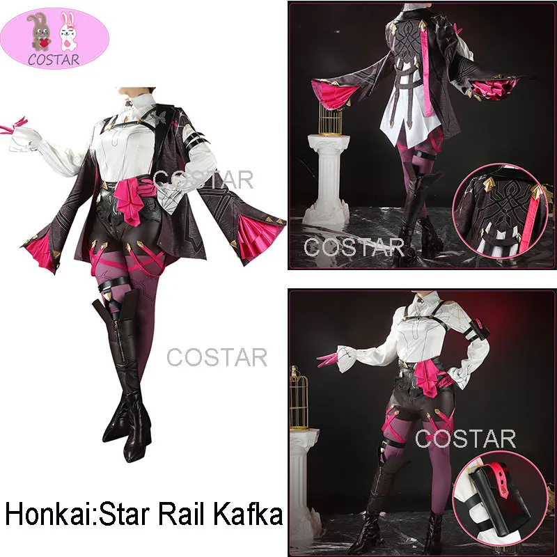 

COSTAR [Customized] Honkai: Star Rail Kafka Cosplay Costume Halloween Uniform Party Outfit Game Suit Clothing Anime Dress