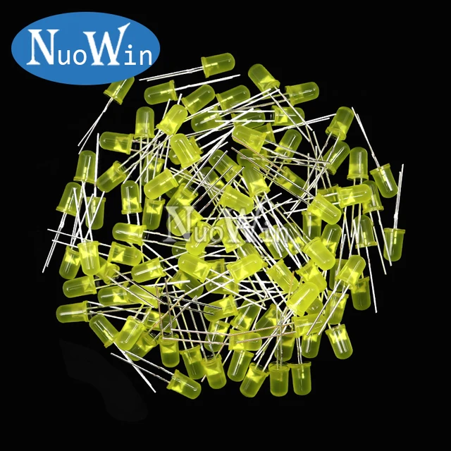 K Assorto Diodi LED F5 Da 5 Mm Bianco Verde Rosso Blu Giallo - Foto 4