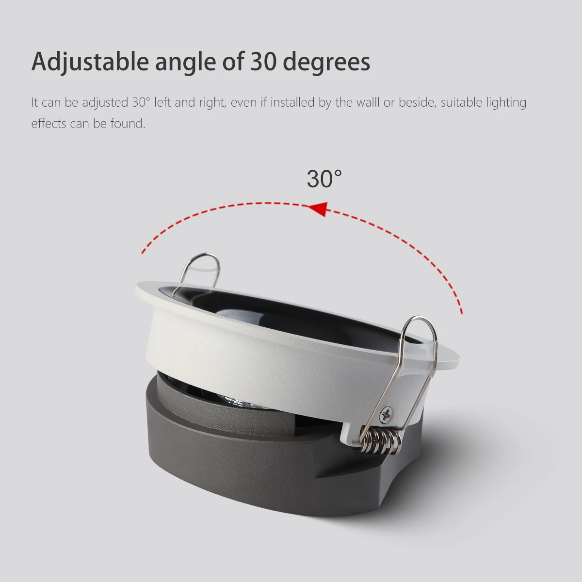 임베디드 높은 CRI 95 Tuya Zigbee DALI Smart 5 CCT 선택 가능 Led Cob 스포트라이트 초박형 로즈 골드 디밍 가능 천장 조명