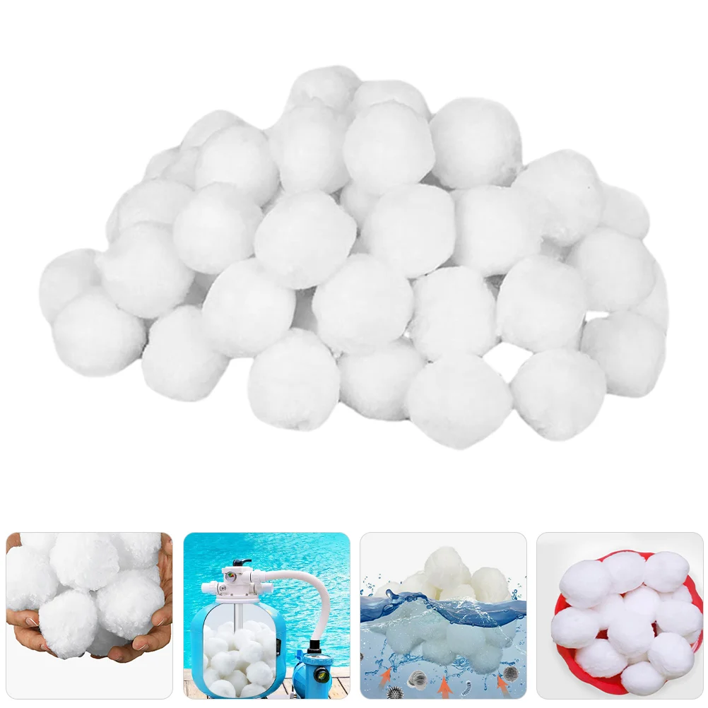 

Fish Tanks Pool Filter Ball Household Balls Accessory Supply Sand White Cleaning