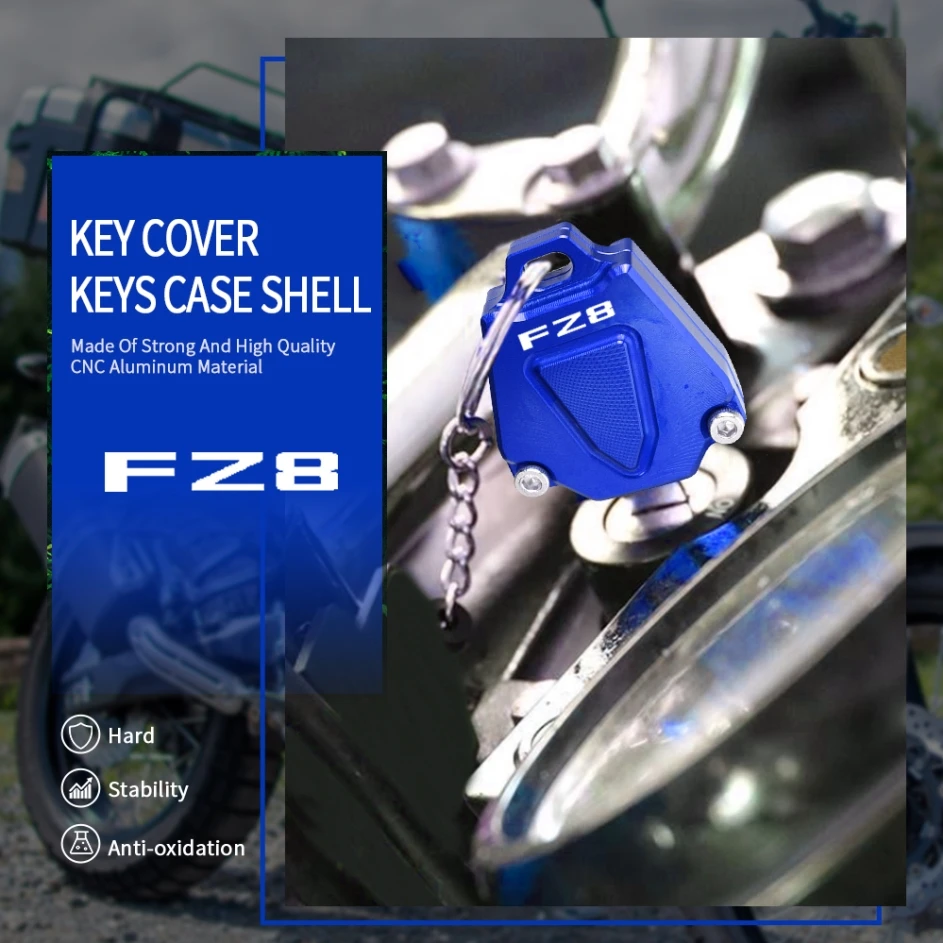 

For YAMAHA FZ8 FZ 8 FZ-8 2011 2012 2013 Motorcycle Accessories Aluminum Key Cover Protection Keys Case Shell Creative Products