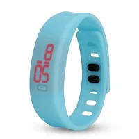 Waterproof Candy Color Men's Women's Watch Rubber LED Kids Watches Date Bracelet Digital Sports Wristwatch for Student 2