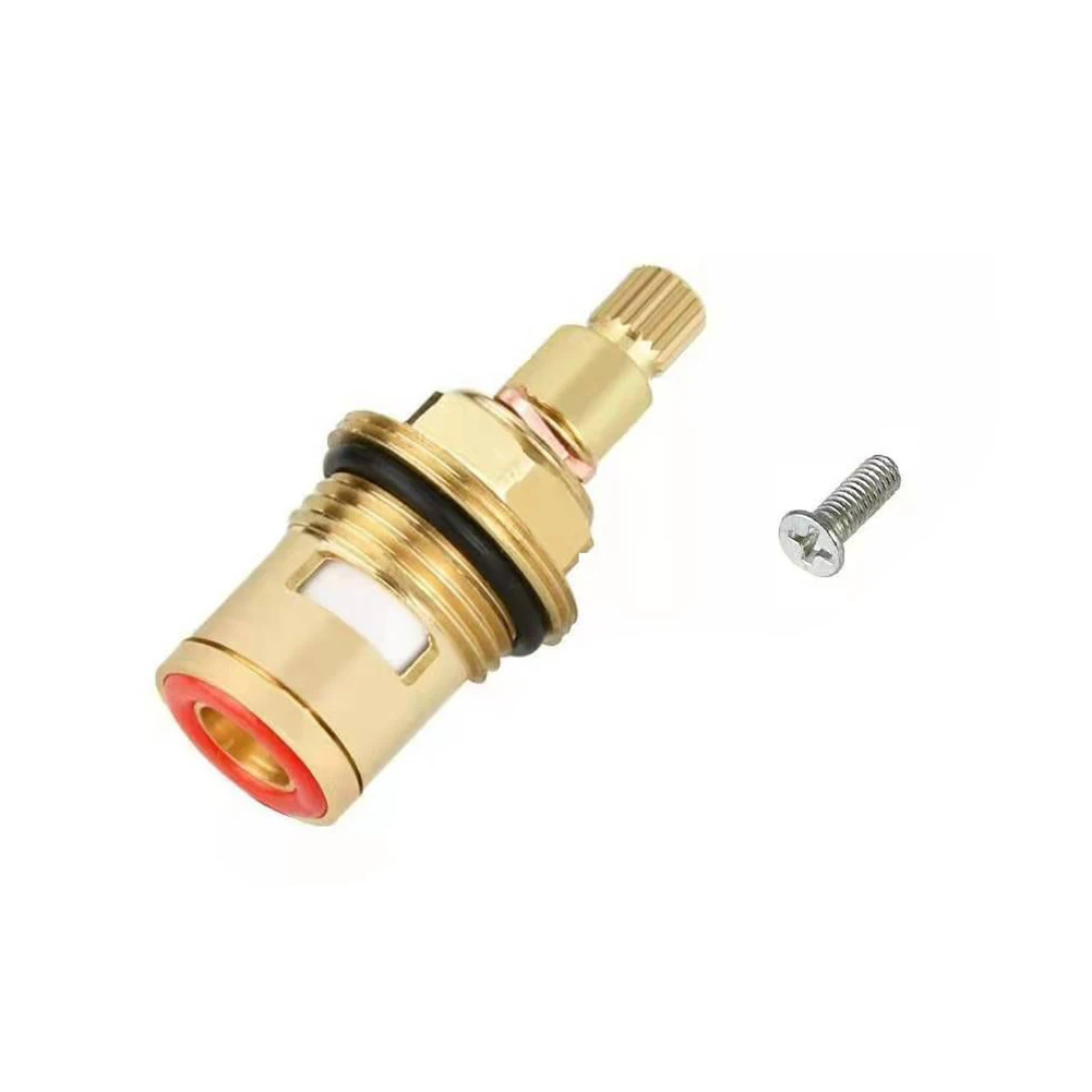 Quarter Turn Insert Tap Valve Kitchen Universal Anti-clockwise Cartridge Ceramic Disc Inner Faucet Valve Red/blue faucet valve,faucet cartridge