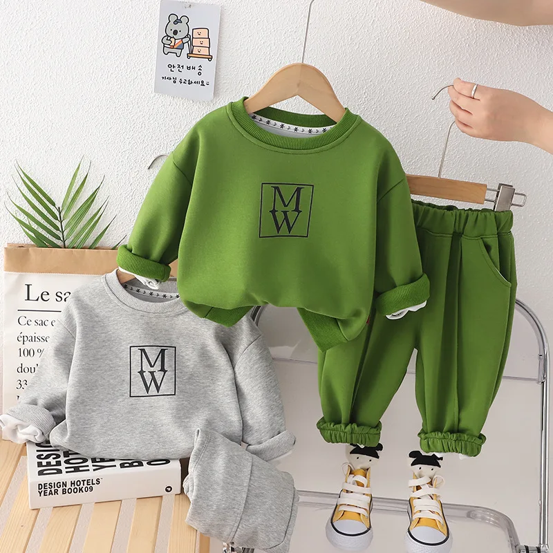 

Boys Clothes Sets Spring Autumn Children Cotton Sweatshirts Pants 2pcs Tracksuits For Baby Boy Sports Suit Kids Outfits 5 Years