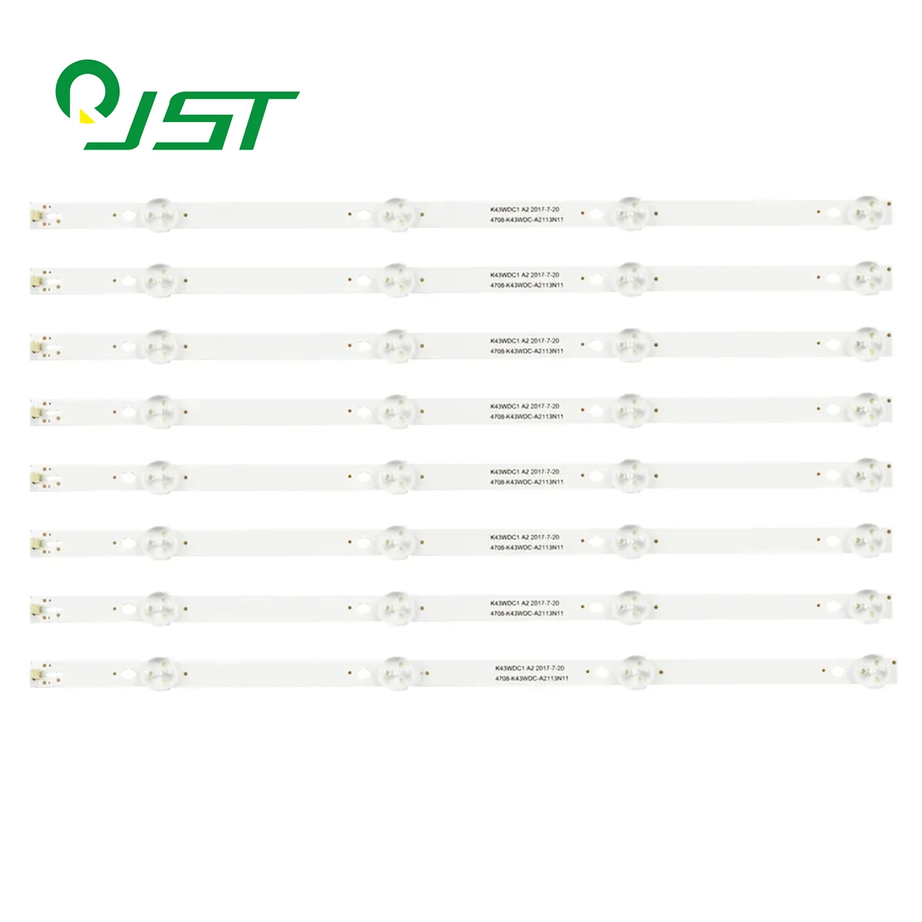 8pcs 4708-K43WDC-A3113N01 4708-K43WDC-A3113N11 4708-K43WDC-A1113N11 4708-K43WDC-A2113N11 LE43M3570 LE43M3579 L43E6800 LE43E6850