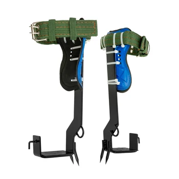 Tree Climbing Spike Set Portable Piercing Tree Climbing Tool with Safety Belt Load 100kg for Climbing Logging Picking Hunting 5