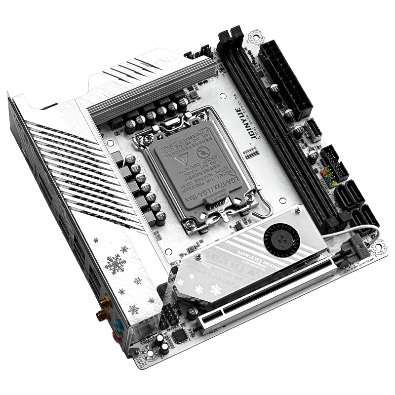 Itx-マザーボードb760, ddr5,lga1700,12th gen,コアddr5,デュアル 