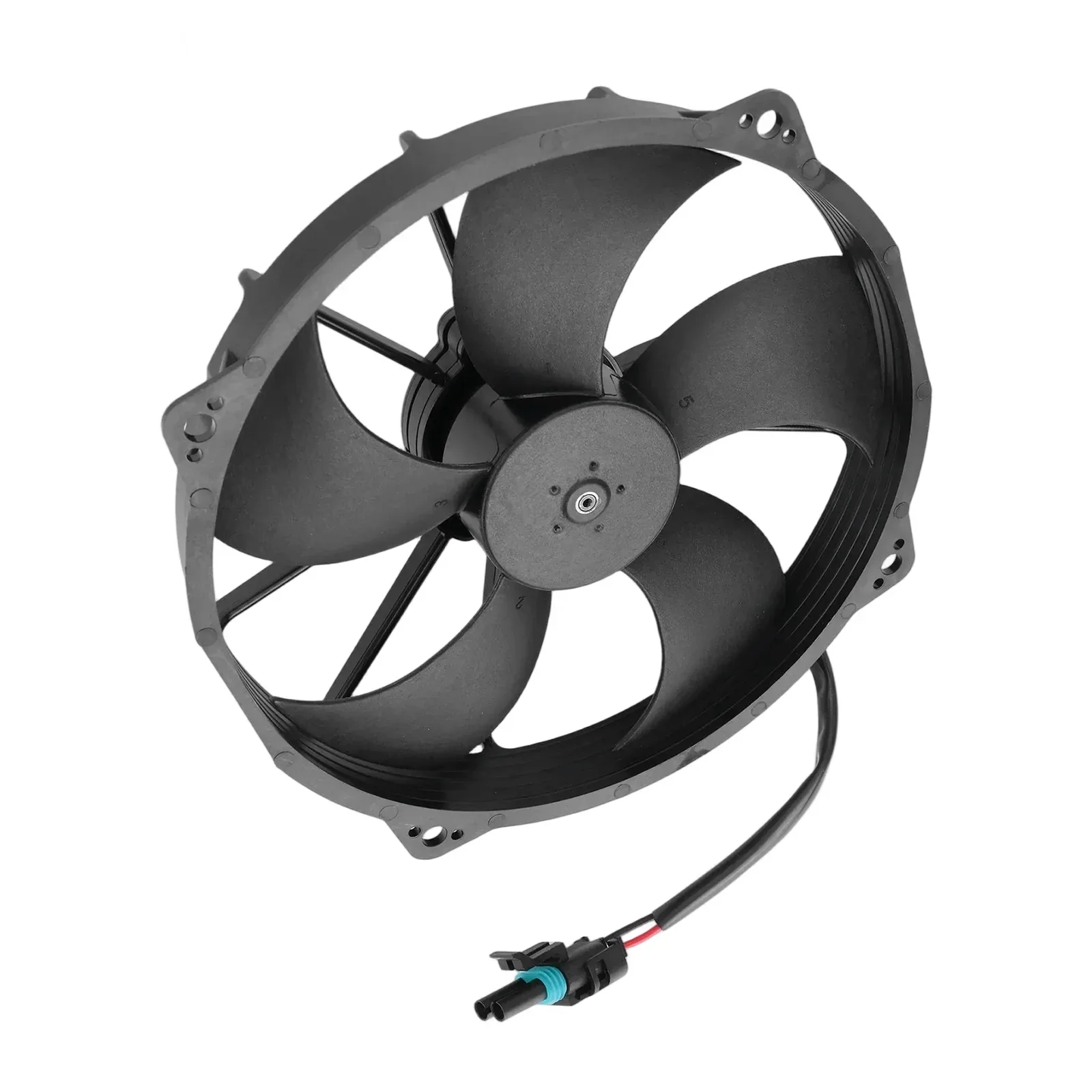 Black Plastic Radiator Cooling Fan Assembly for ATV