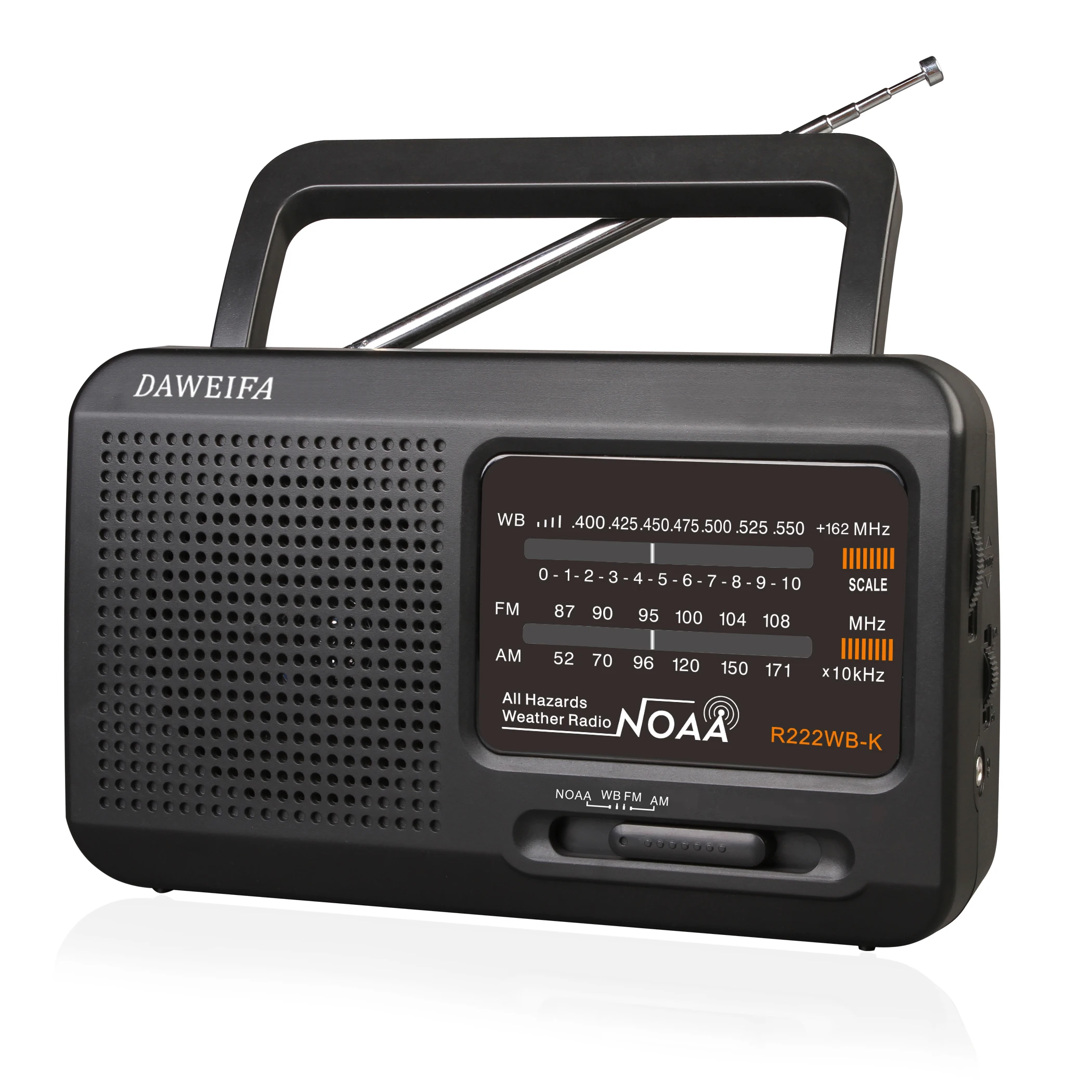 FM AM NOAA 비상 라디오, 휴대용 날씨 라디오, 날씨 경고, 핸드 라디오 포함