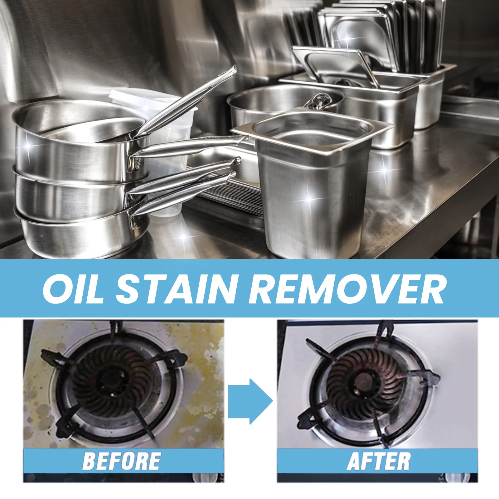 Removes Kitchen Grease Cleaner Gentle and Effective Foam Cleaner for Cleaning Pots Stove Pot Bottom UD88