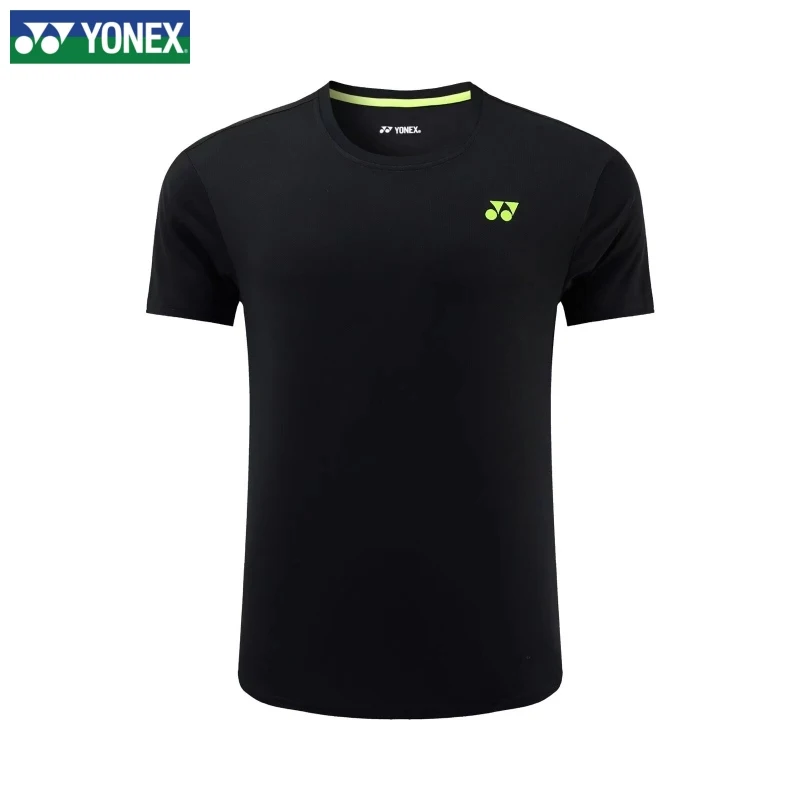 Badminton Clothing Training Running Short Sleeve Top T-shirt Set YONEX quick dry breathable men's and women's badminton shirt