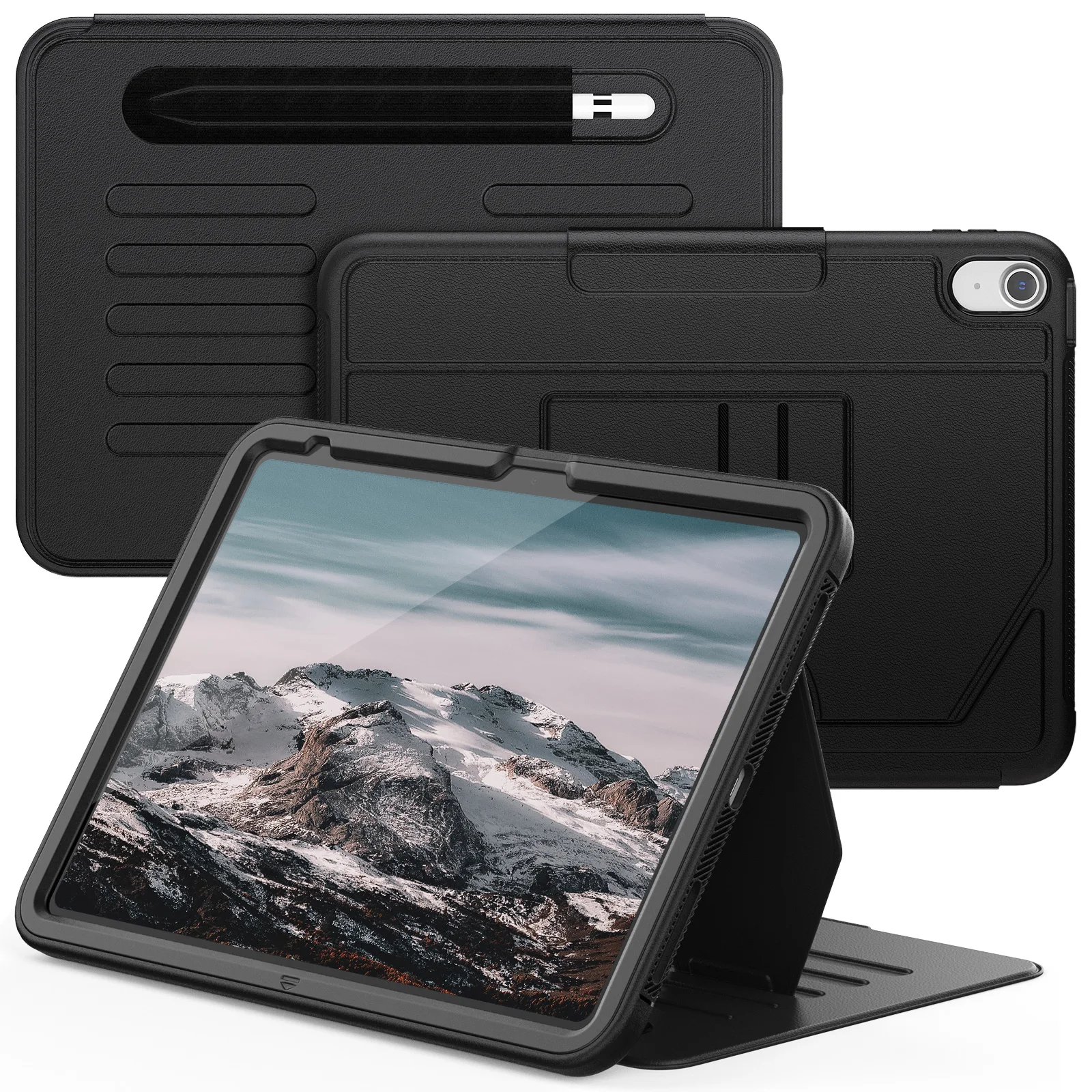 Rugged Multi-Angle Magnetic Smart Tablet Case with Enhanced Protection
