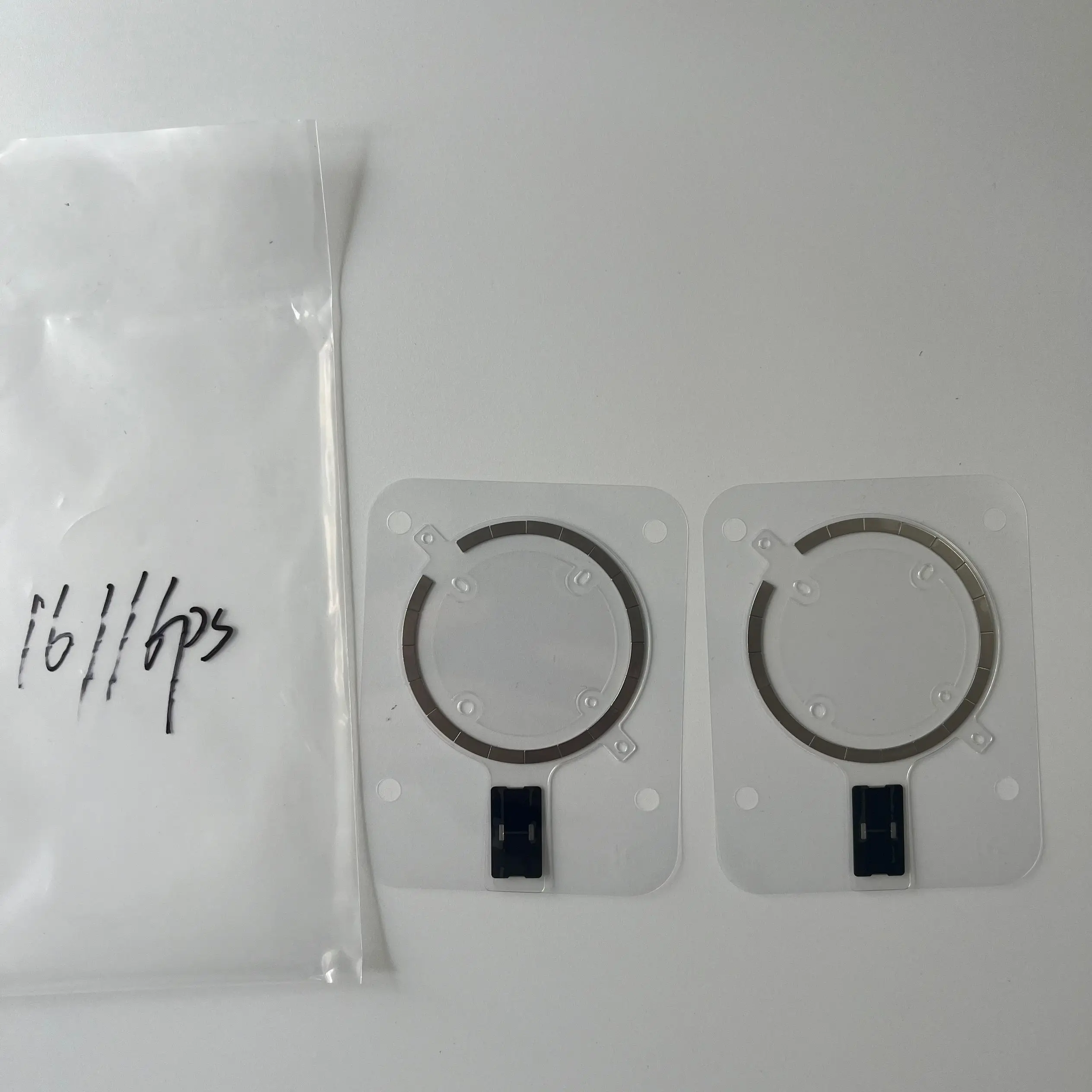 5Pcs 후면 하우징 커버 유리 Magnatic For iPhone 12 13 Mini 14 15 Plus 16 Pro Max Magsafe 무선 충전 자석