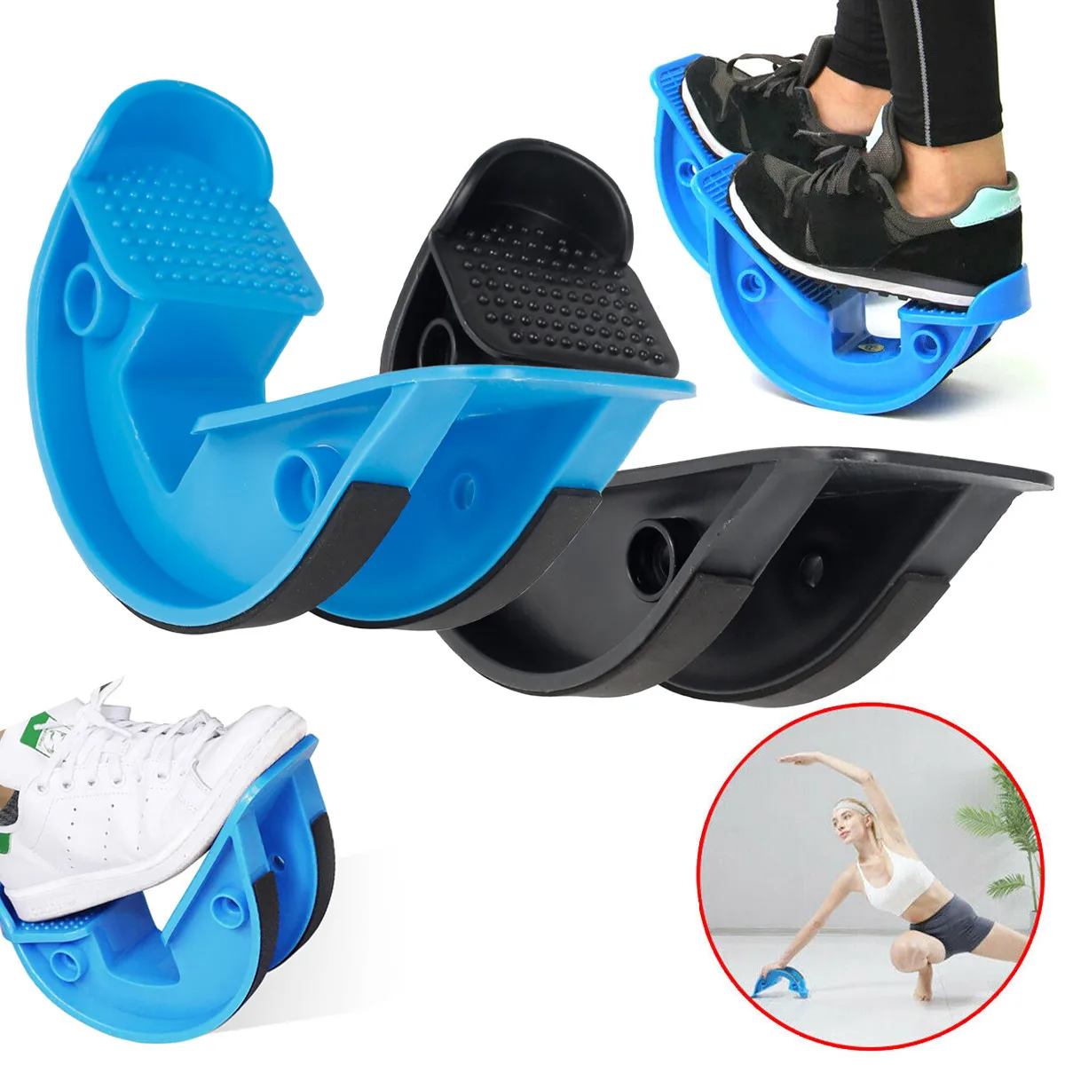 Fitness stretching board stretching oblique pedal thin leg stretching device