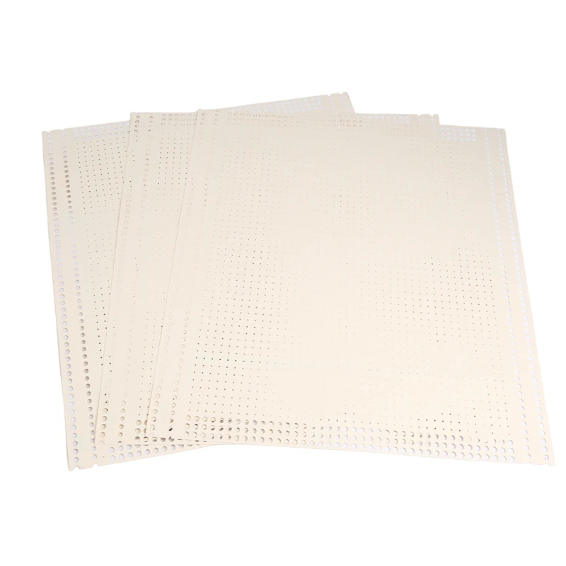 

10PCS Knitting Machine Punch Card, 40 Pattern Machine Flower Punch Cards For S-Type 80-Type Knitting Machine Durable Easy To Use