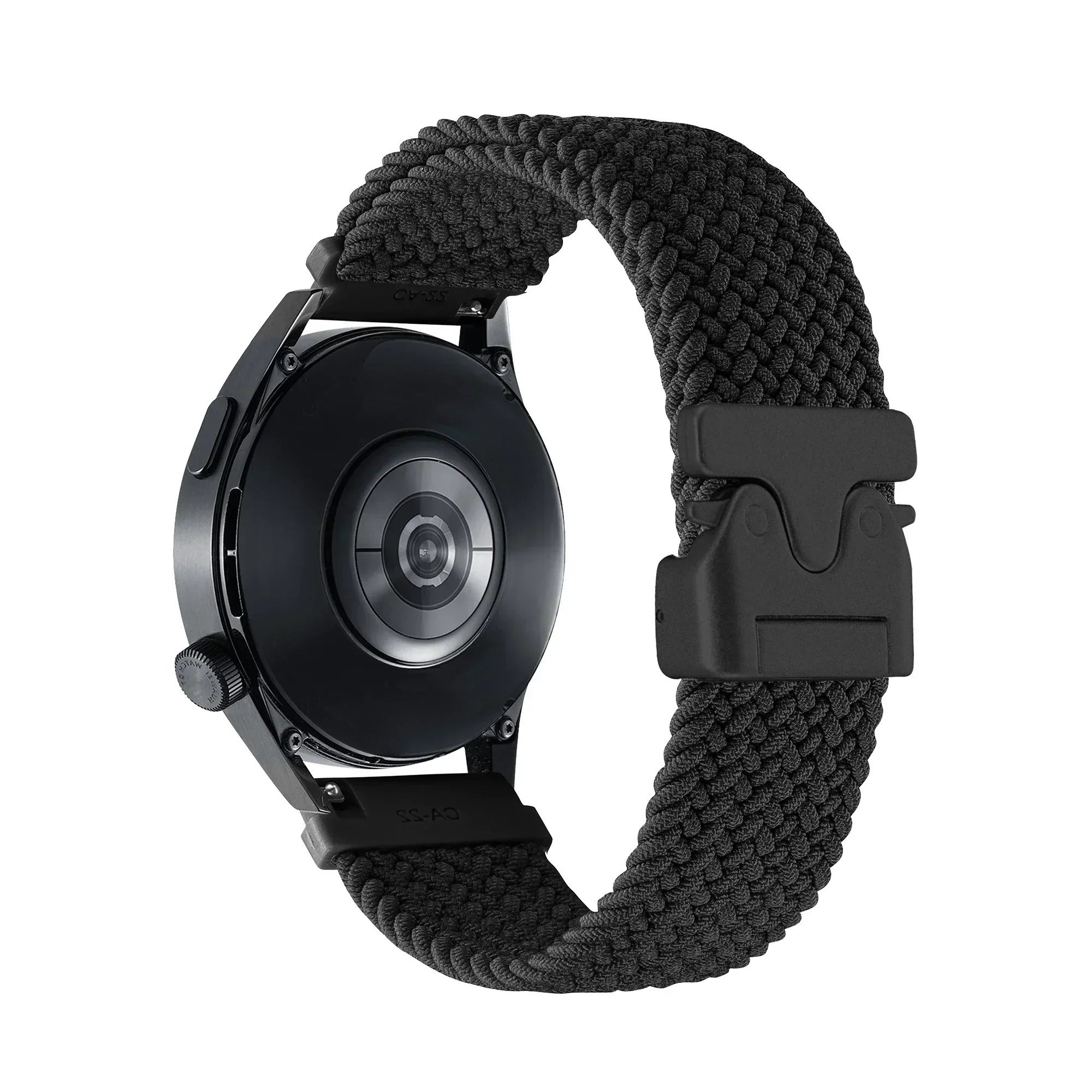 Nylon Braided Watch Strap with Parachute Buckle in 20mm and 22mm Sizes