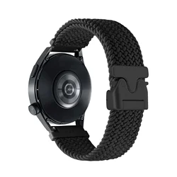 Nylon Parachute Buckle Braided Watch Strap - 20mm/22mm for 1PCS 20mm (Black)