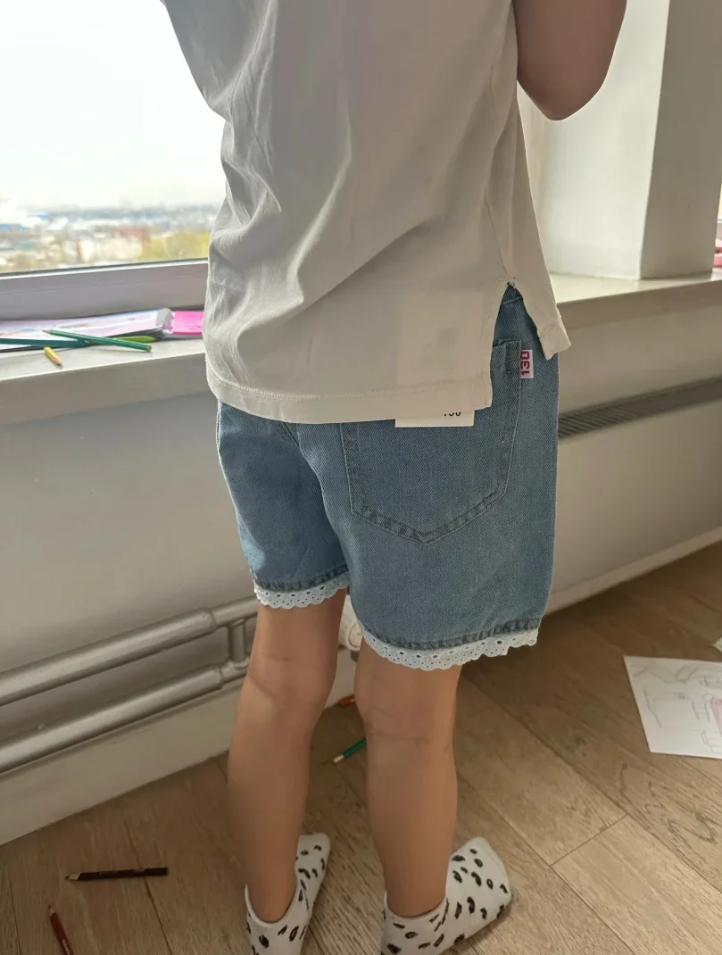 Girls Lightweight Denim Shorts 6