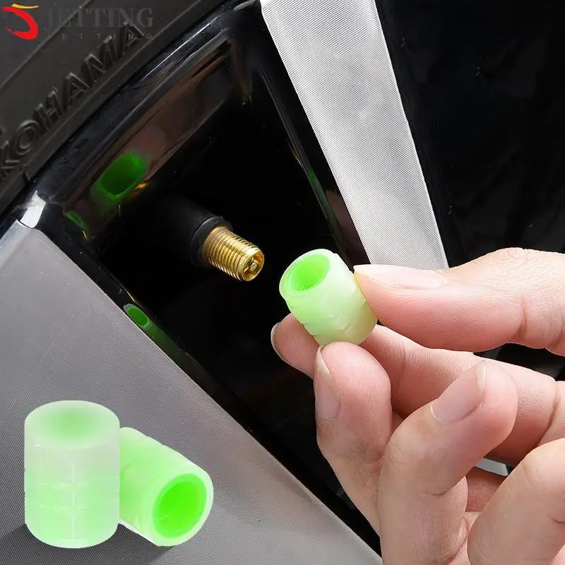 

Светящиеся колпачки клапанов, флуоресцентные колпачки для автомобиля, мотоцикла, велосипеда, колеса, 16 шт.