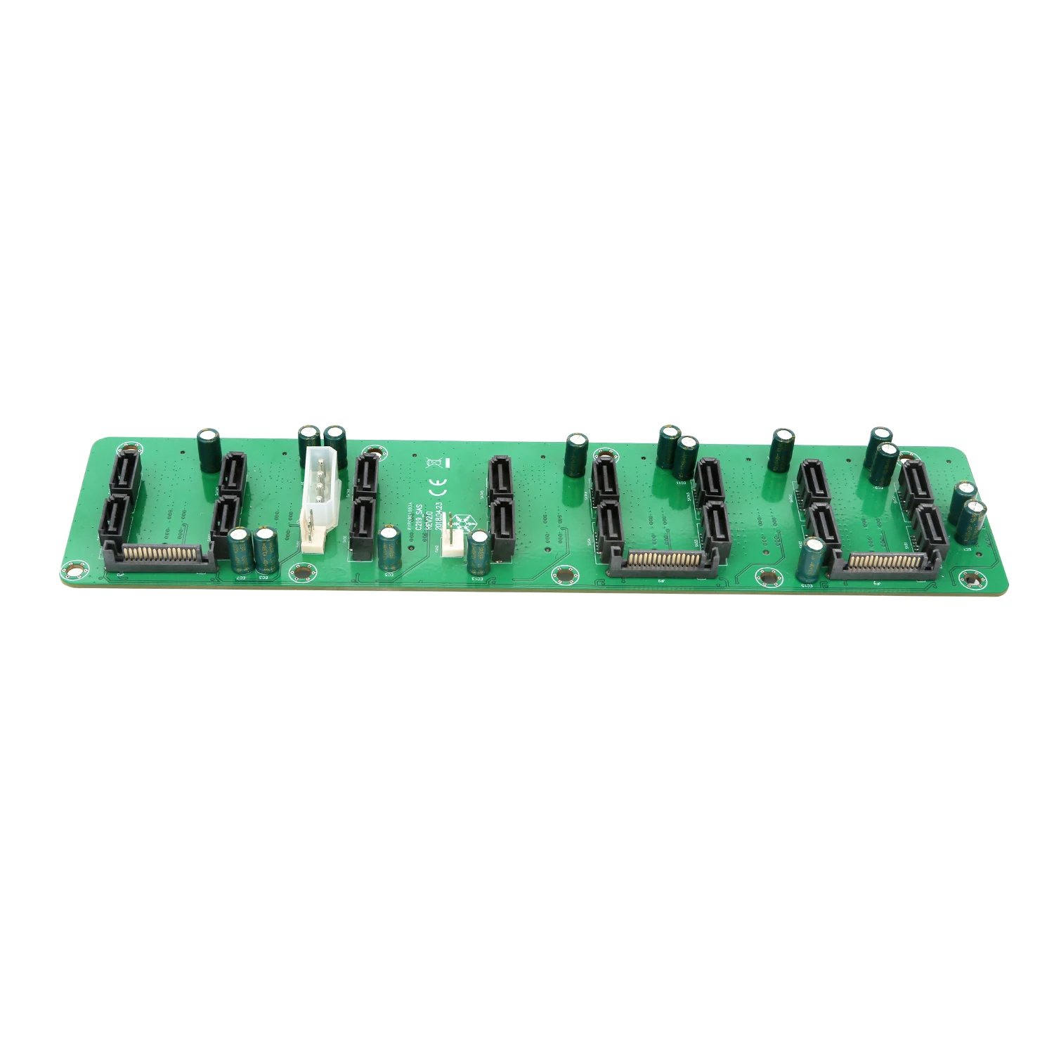 Backplane Servidor Circuit Board Motherboard Adaptador Hdd Molex 4pin Fonte de Alimentação 3pin Cabeçalho do Ventilador Pcie Pcie Sas Mais + 15pin - Imagem 2