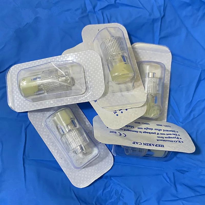 Heparin Cap IV Disposable Cannula Heparin Caps for Dog Cat Pet Veterinary Supplies iv cannula