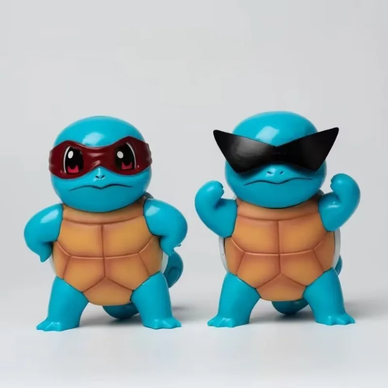 

Pokemon Cute Tsundere Jenny Turtle Cosplay Ninja Hand-made Model Decoration Gift Box Tide Play Anime Toy Gift Pokemon Anime