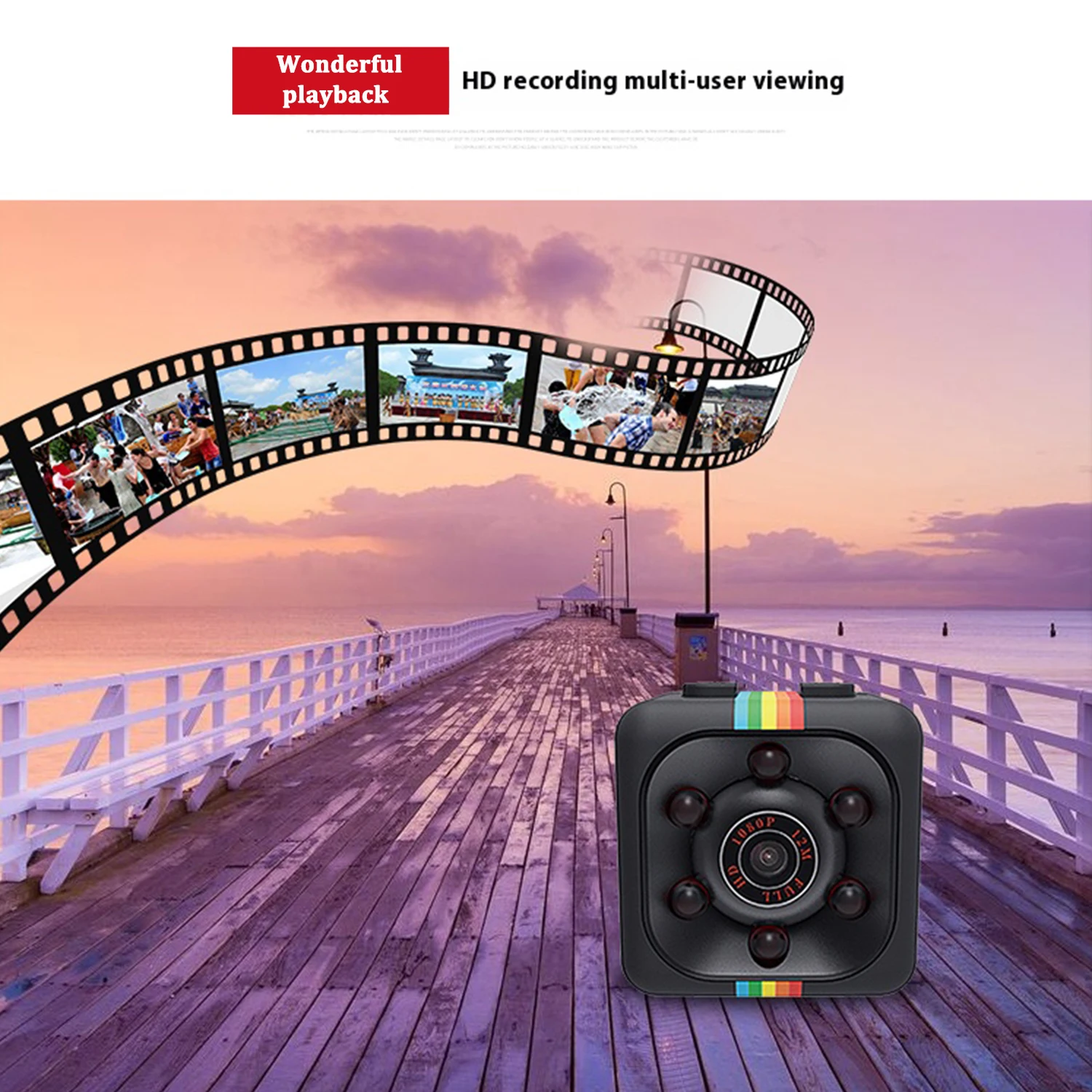 SQ11 Mini Camera HD 720P 1080P Security IP Camera Camcorder Motion DVR Card Direct Recording Camera Sport DV Video Small Monitor 4
