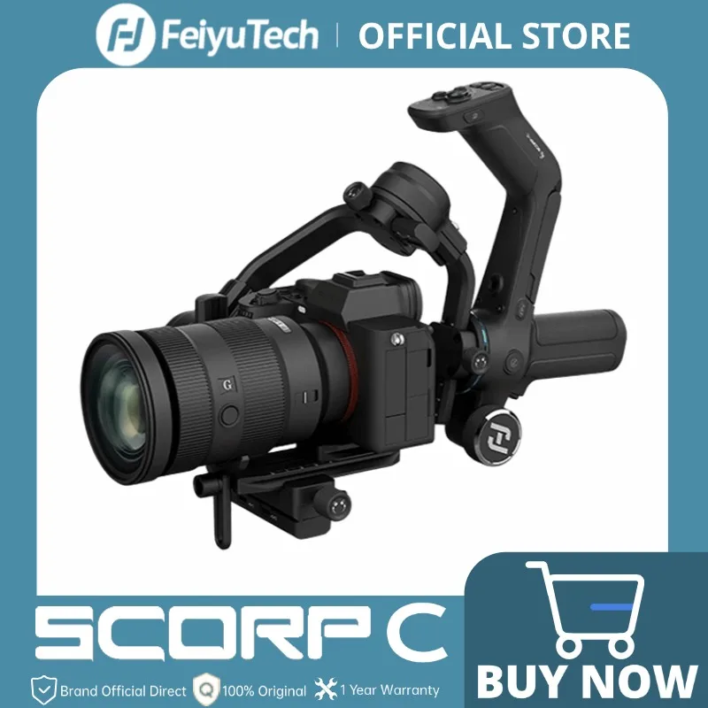 FeiyuTech SCORP-C 3-Axis Handheld Gimbal Stabilizer Handle for DSLR Camera Sony/Canon/Nikon 2.5kg Load handheld gimbal stabilizer handheld gimbal gimbal stabilizer