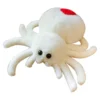 Simulation Spider Jumping Spider Doll Crawling Pet Doll Plush Cute Reptile Plush Toy Super Cute White 1