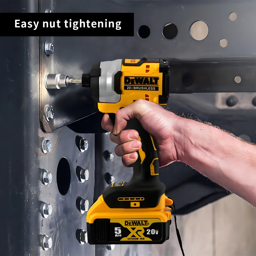 Dewalt DCF850 Cordless Impact Screwdriver Portable Brushless Electric Drill 205N.m Rechargeable 20V Battery Wireless Power Tool 5