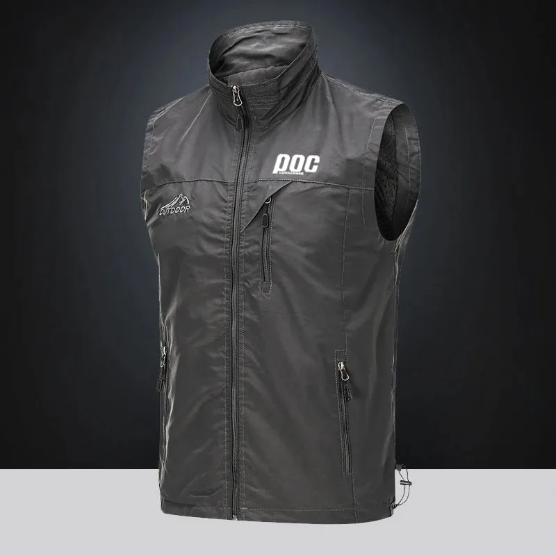 Men Downhill Vest Waterproof Jacket Mtb Mountain Riding Windproof Outdoor Sportswear