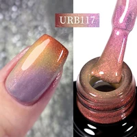 UR SUGAR 7ml Thermal Auroras Glitter Gel Nail Polish Winter Temperature 3 Colors Changing Soak Off UV LED Manicure Nails Gel 1