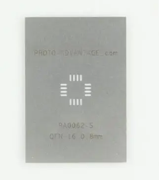 

PA0062-S QFN-16 Stainless Steel Stencil