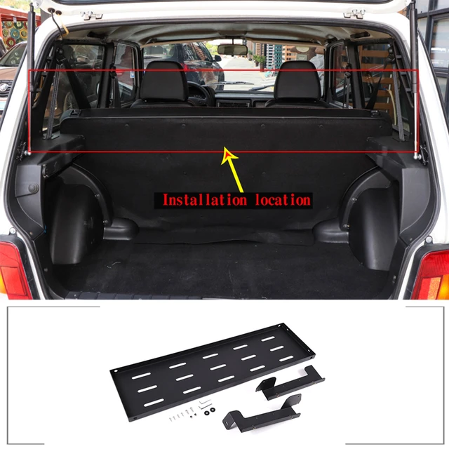 Support de rangement de coffre de voiture en alliage d'aluminium, étagère  de chargement, porte-bagages, accessoires adaptés pour LADA NIVA 4x4 2009 –  2019 - AliExpress