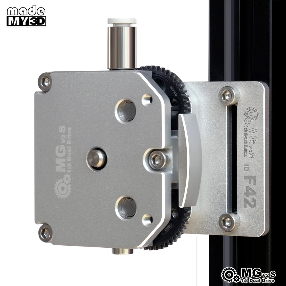 Metal Dual Drive 1:3 Reduction Ratio Extruder Upgraded 60HRC Gear For 2020 Aluminum Profile Remote Feeding Filament