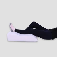 S Shape Sponge Portable Travel Footrest Leg Raiser Pillow Bed Foot Rest Relax Support Pillow Blue White Cover Massage Pillow 1