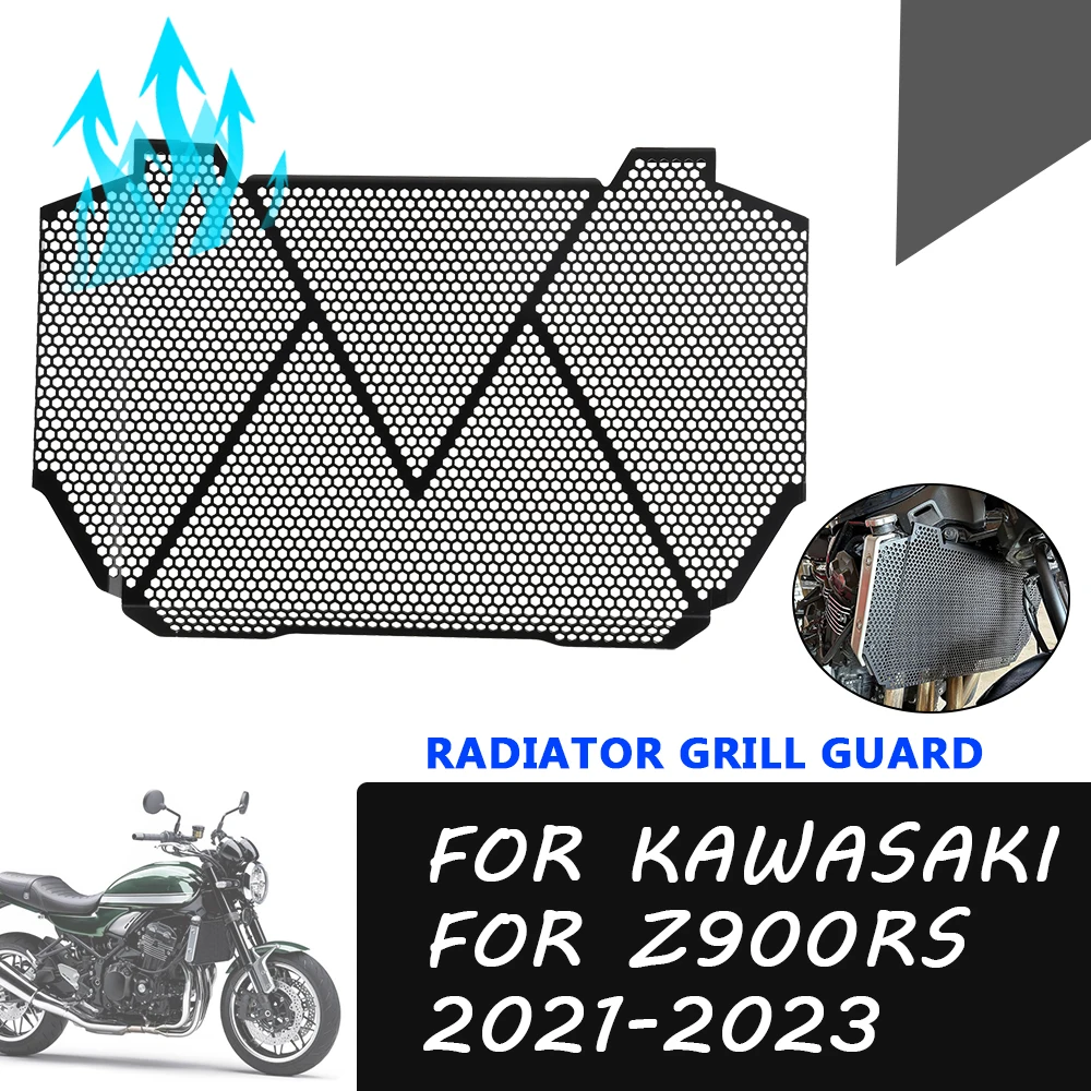 

FOR Z900RS Radiator Grille Guard For Kawasaki Z900 RS Z 900 RS 900RS 2023 Motorcycle Radiator Grill Cover Protection Frame Mesh