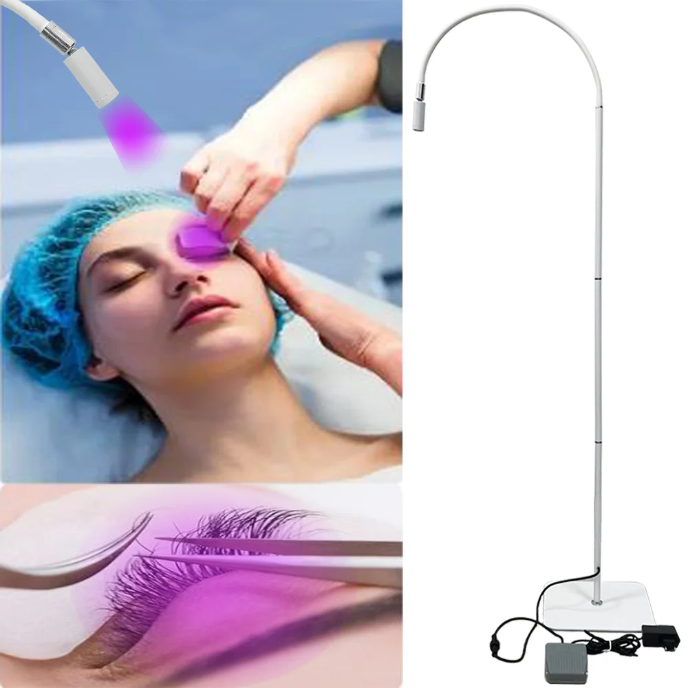 Ultraviolet Light With Pedal Switch For Eyelashes Grafting Glue Curing False Eyelashes Grafting Foot Switch LED Curing Lamp