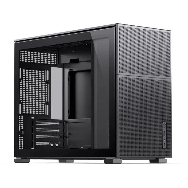 MATX chassis ATX power supply Type-C Gen210Gbps+ Vertical duct Long graphics card JONSBO Pine Cone D31