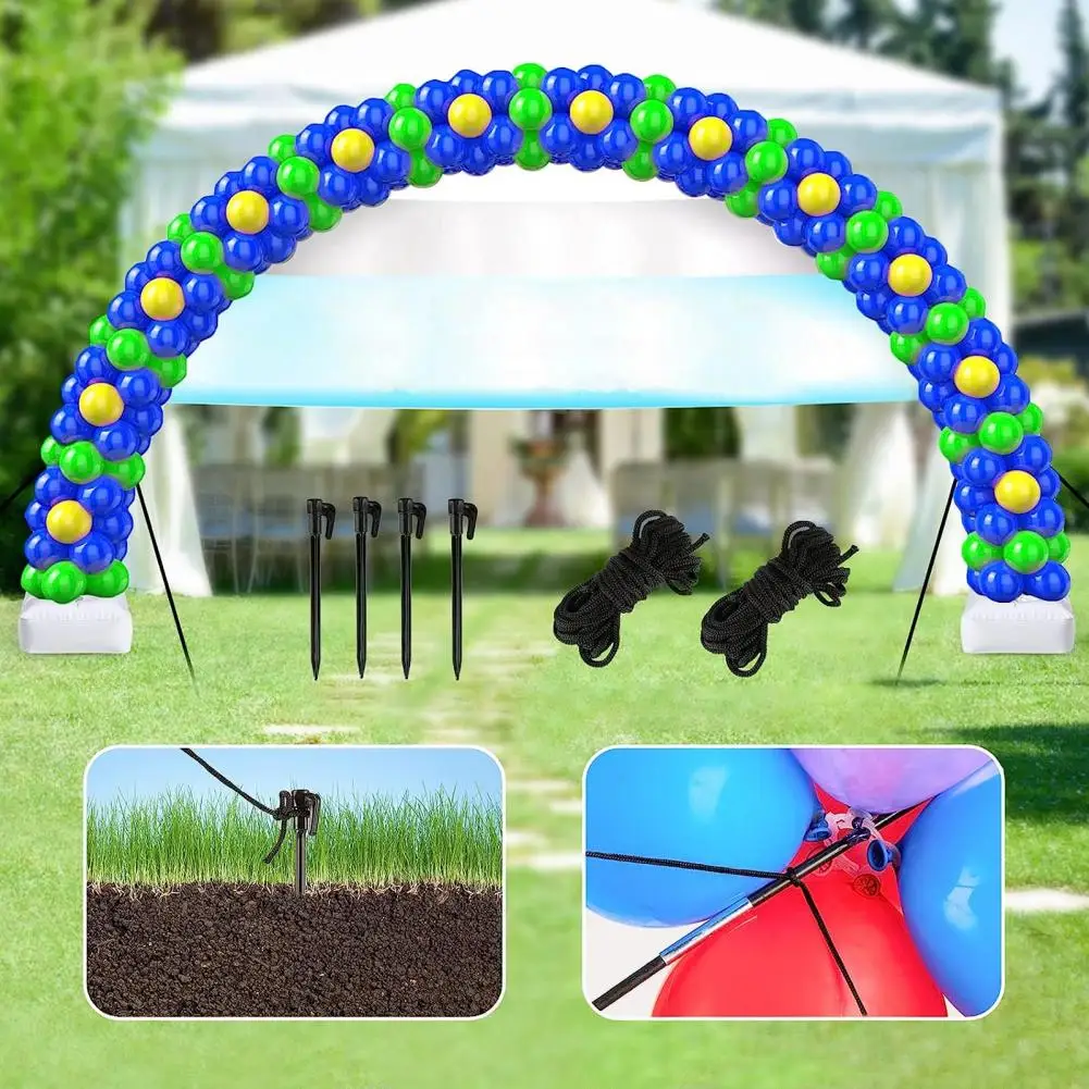 Collapsible Rod for Balloon Arch Versatile Balloon Arch Kits for Party Decorations Easy Assembly Reusable Stands Graduation