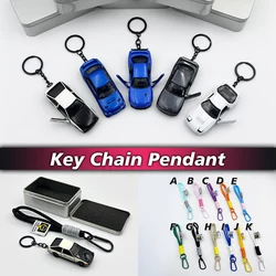 Initial D AE86 Skyline GTR R34 R32 Impreza SAVANNA RX7 FC3S Car Model Toys Key Chain Pendant Gift DIY Accessories About 1:64