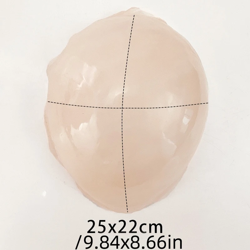 여성에게 적합한 DIY 가발 제작용 사실적인 두피 가발 캡 헤어 메쉬 라이너