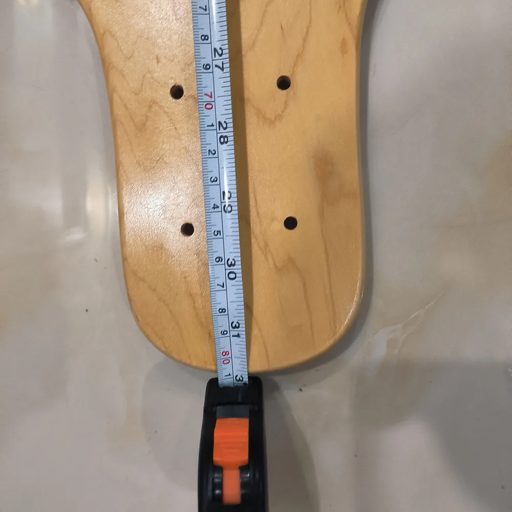 81CM 소형 롱보드 블랭크 데크 메이플 우드 롱보드 데크 스케이트보드 부품 DIY 크루저 롱보드 데크 부품