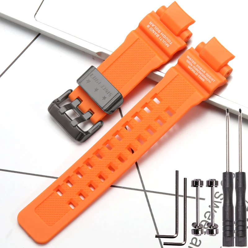 thumbnail image 1 of Correa de silicona para reloj Casio G-SHOCK GA1000 GA1100 G-1400 GW-A1100 GW-A1000 GW-4000, pulsera impermeable, accesorios para reloj, 1 of 5
