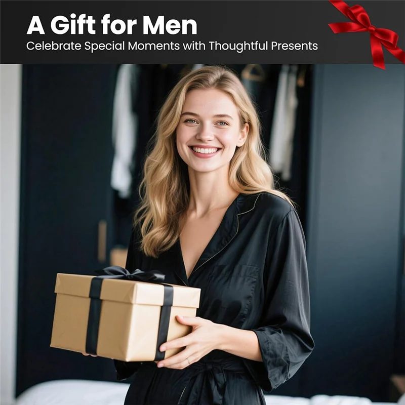 Hot Trend-For Men's Cologne Organizer 3 Tier Large Capacity Wood Perfume Gift 2