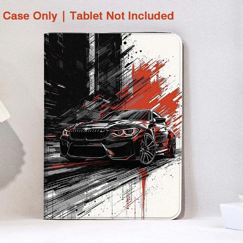 Luxury Sports Car Art Pattern Tablet Case Gift