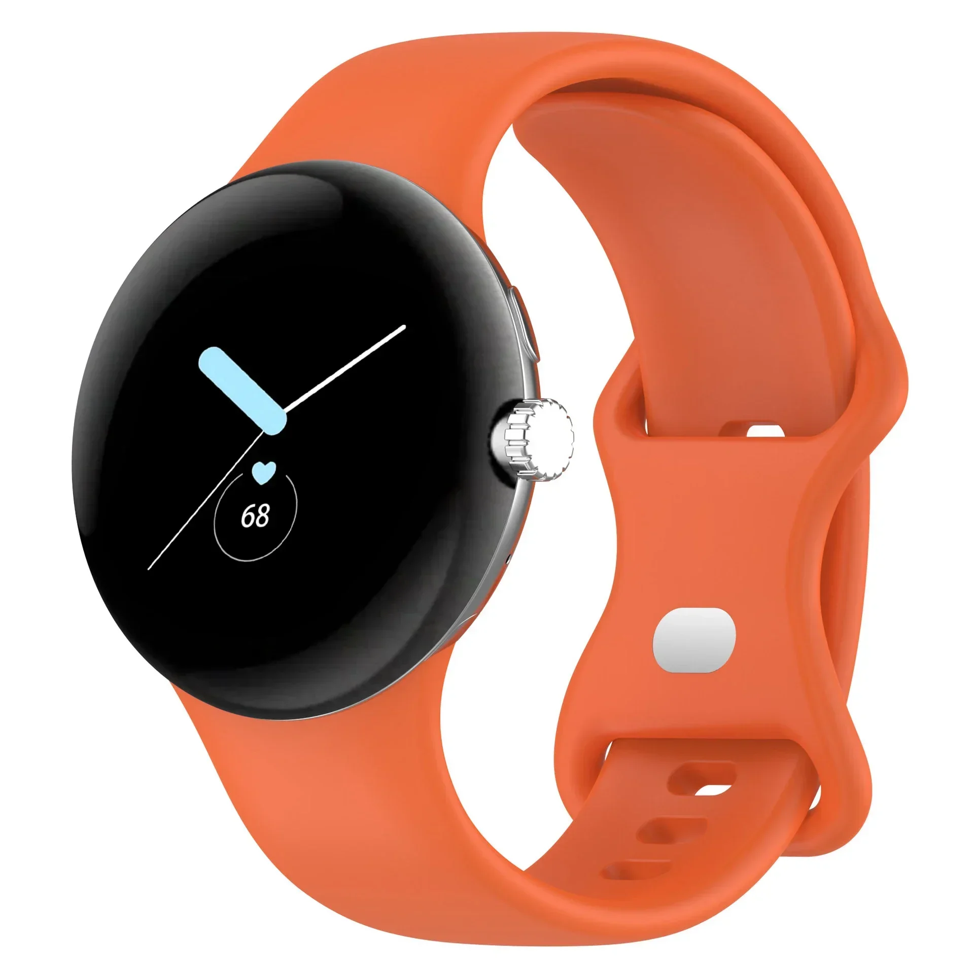 Premium Silicone Watch Band with Metal Buckle - Universal Fit
