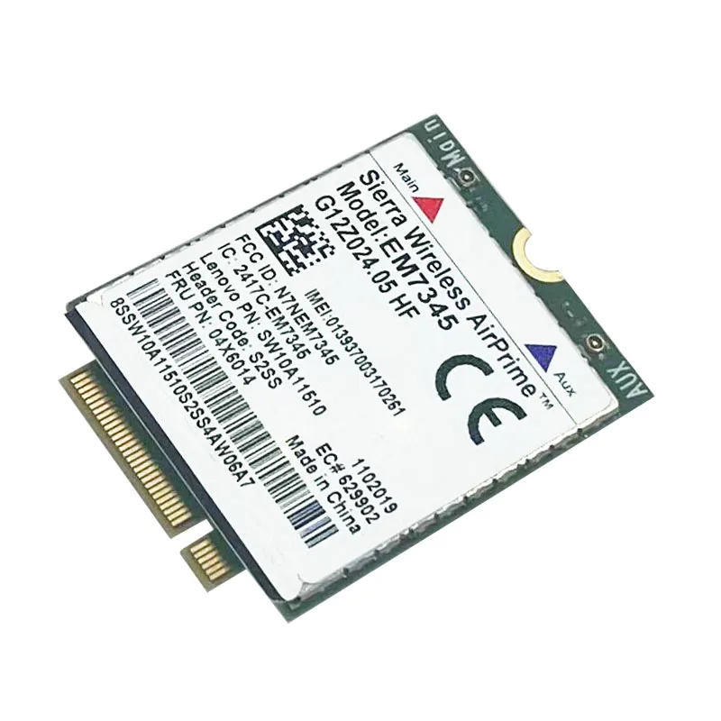 EM7345 4G LTE / HSPA+ Mobile Broadband 4G CARD WWAN Module 04X6014 for Lenovo Thinkpad T440 W540 T440P X240 L540 X250