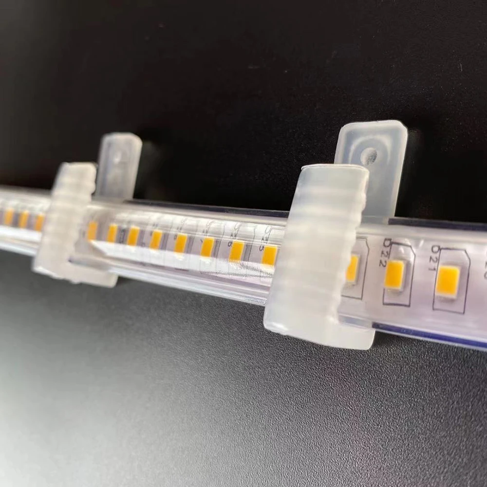 LED Strip Connector Cable Management Led Fix Holder Clips with Screw Cable Management For 8-20MM Fita Led RGB Neon Lights